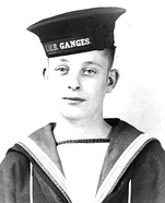 Dennis Andrews at HMS Ganges.