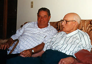 Peter and George in 1995