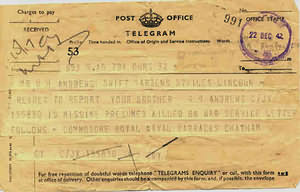 The last telegram.