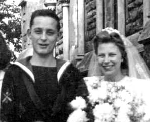 Dennis and Barbara's wedding.
